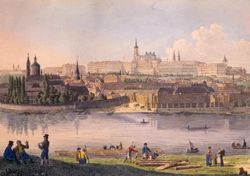Château de Prague et une partie du Petit Quartier